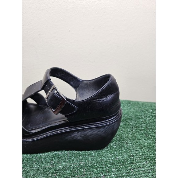 Dr. Martens Adaya Women's Platform Wedge Cross Strap Sandals Black Size 10 - Picture 9 of 12